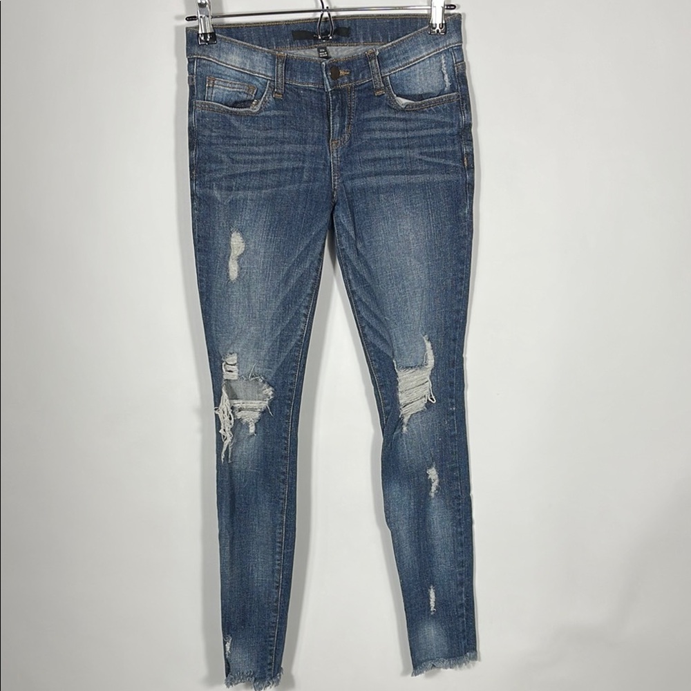 Harper Distressed Blue Jeans